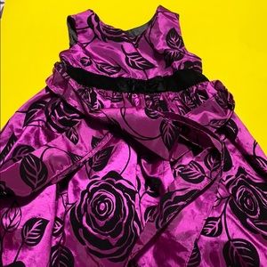 girls rose formal dress